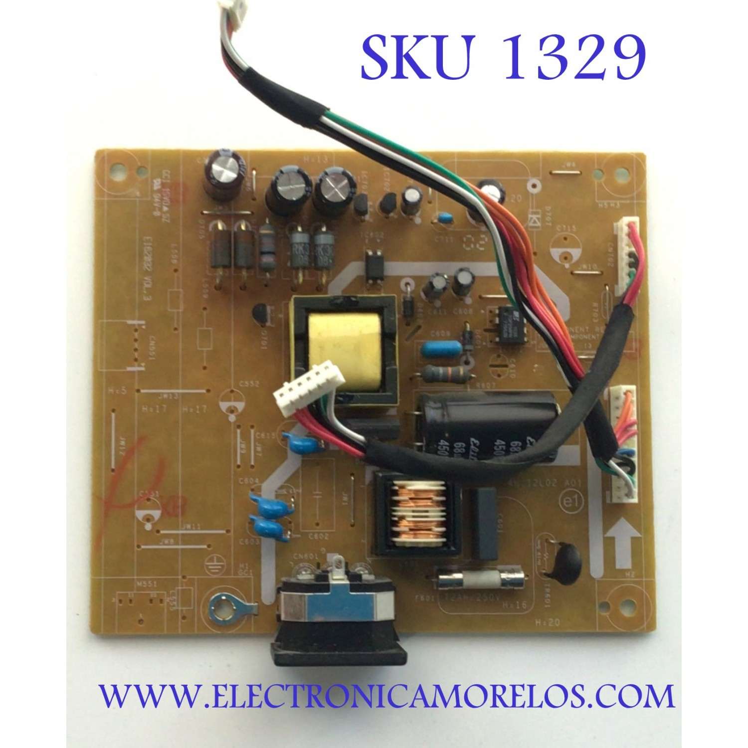 FUENTE PARA MONITOR ASUS / NUMERO DE PARTE 5E1AB02003 / 4H.12L02.A01 / MODELO VE228H